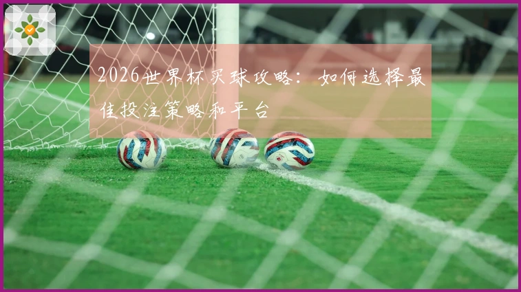 2026世界杯买球攻略：如何选择最佳投注策略和平台